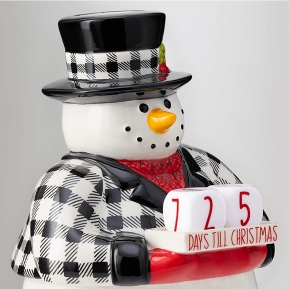 Scentsy Kickoff To Christmas Snowman Countdown Wax Melt Warmer Festive Winter - Picture 5 of 7